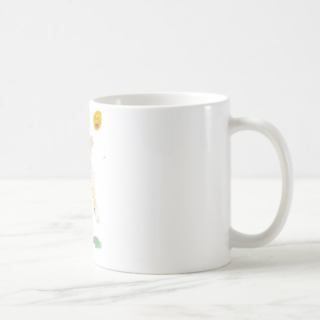 Untitled Woman and Sun Coffee Mug (Right)