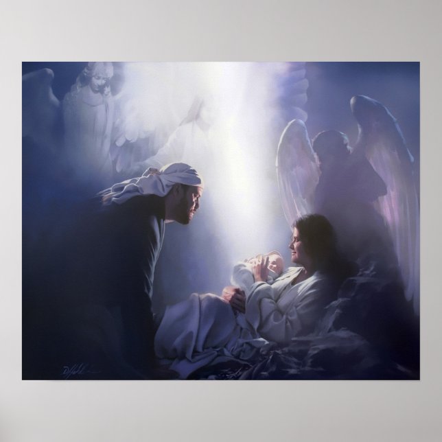 Unto Us a Child is born, by Danny Hahlbohm Poster (Front)