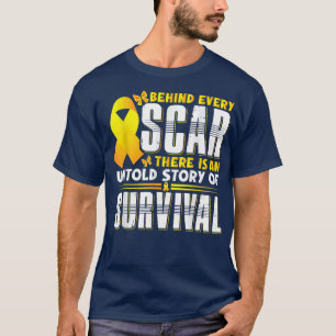 Untold Story Of Survival Childhood Cancer Awarenes T-Shirt