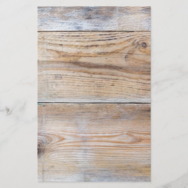 Untreated wood stationery (Front)