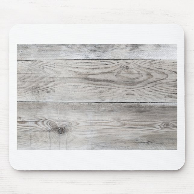 Untreated wood structure as background texture mouse mat (Front)