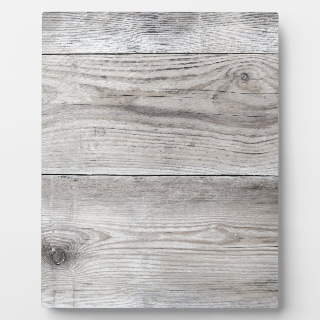 Untreated wood structure as background texture plaque (Front)