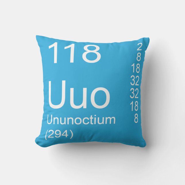 Ununoctium Cushion (Front)