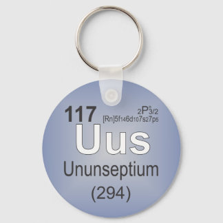 Ununseptium Individual Element - Periodic Table Key Ring