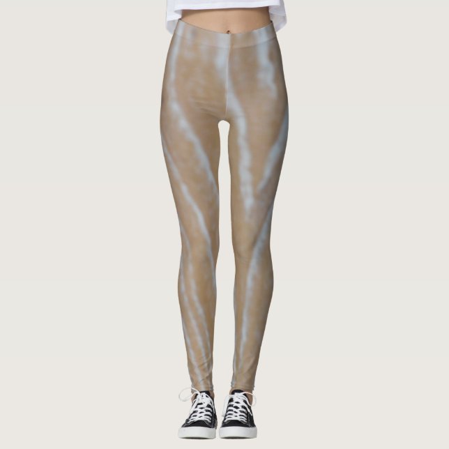 Unusual art and design ladies stretch leggings  (Front)