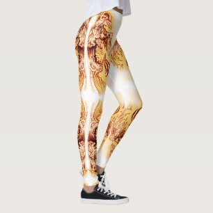 Unusual, Artistic Dead Bird Leggings