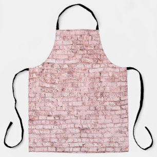 Unusual bright saturated abstract pink background apron