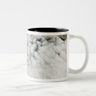 Unusual cloud formations Two-Tone coffee mug