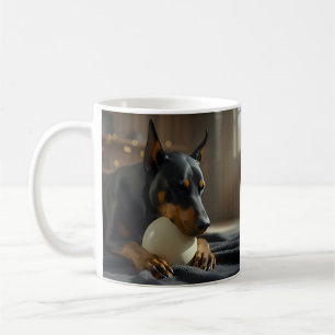 Unusual Doberman Egg Coffee Mug