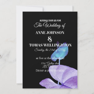 Unusual Elegant, CustomWedding Invitation