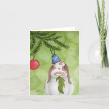Unusual Holiday Animals: Bunny Card 4"x5.6"