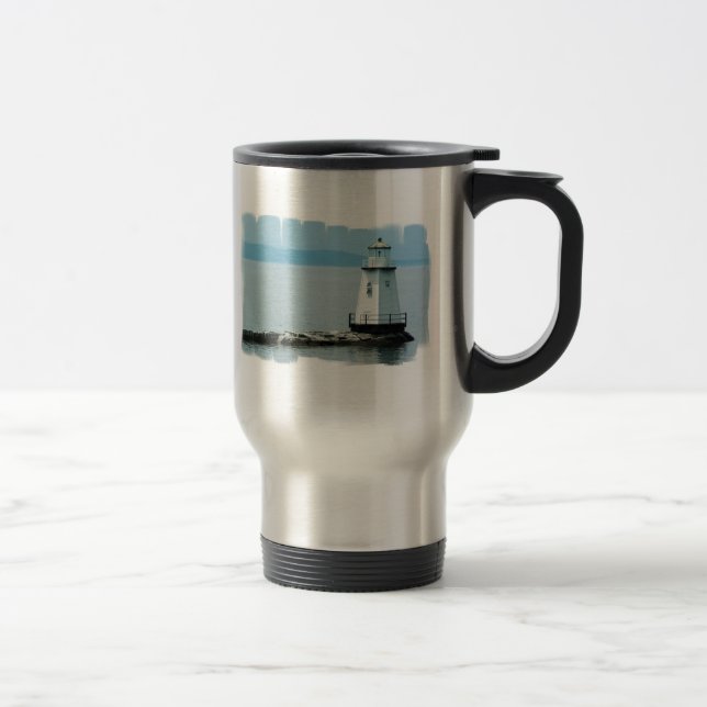 Unusual Lighthouse Stainless Travel Mug (Right)