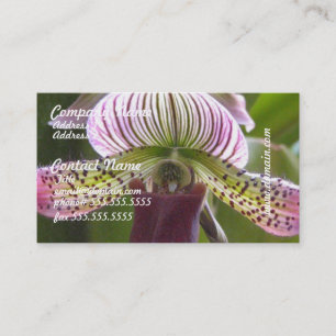 Unusual Orchid Business Cards