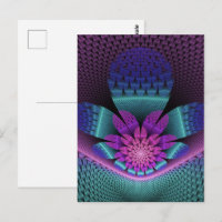 Unusual Patterned Colourful Fantasy Flower Fractal