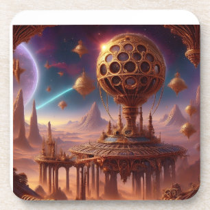 Unusual Spherical Structure On A  Desolate Planet Coaster