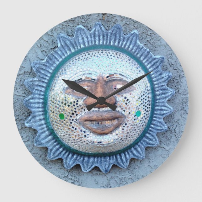 unusual sun face clock (Front)