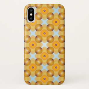 Unusual Yellow Geometric iPhone X Case
