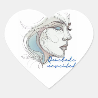  Unveiled  Heart Sticker