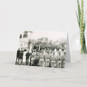 Unveiling of War Memorial Card