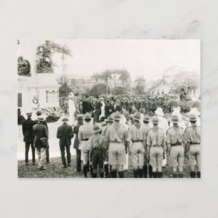 Unveiling of War Memorial Postcard