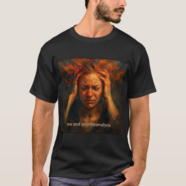  Unveiling the Mind: The Journey of Psychoanalysis T-Shirt (Front)