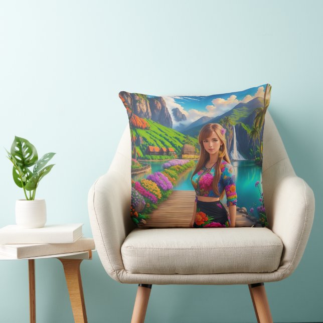 Unveiling the Natural Wonders of Bali -  Cushion (Chair)