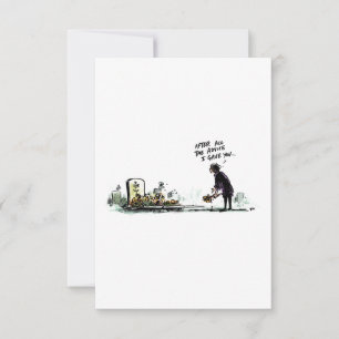 Unwanted Medical Advice Funny Cancer Postcard