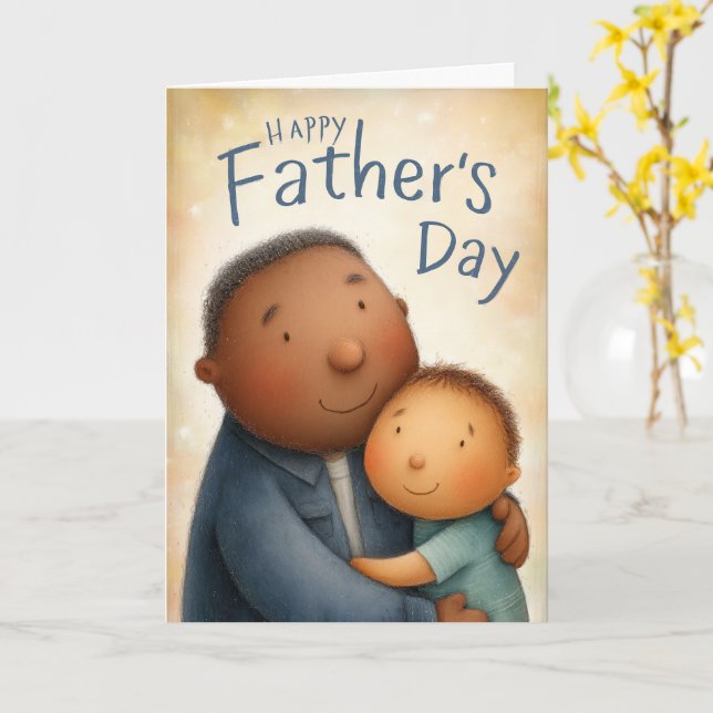 Unwavering Belief and Love Father’s Day Card (Yellow Flower)