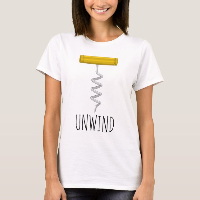 Unwind Corkscrew T-Shirt (Front)
