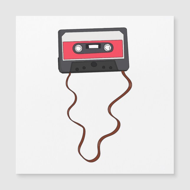 Unwound Cassette Tape Mixtape Retro Vintage (Front)