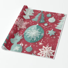 'Unwrap Joy' Christmas Wrapping Paper"