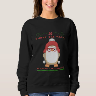 Unwrap the Magic of Royalty Free HolidaysChristmas Sweatshirt
