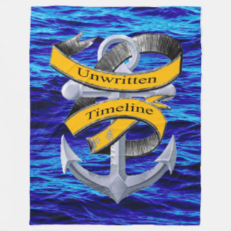Unwritten Timeline Fleece Throw