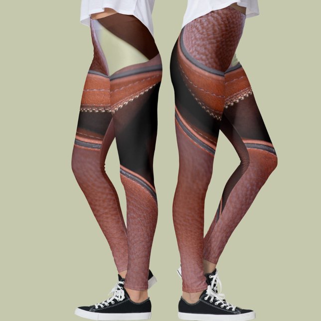 Unzipped Leather Sensuous Chic Leggings (Creator Uploaded)