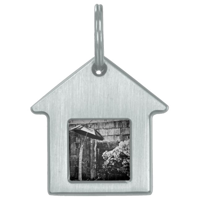 up against the rain pet name tag (Front)