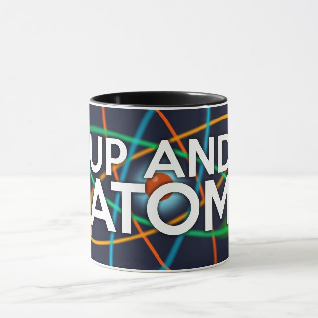 UP AND ATOM Science Mug (Center)