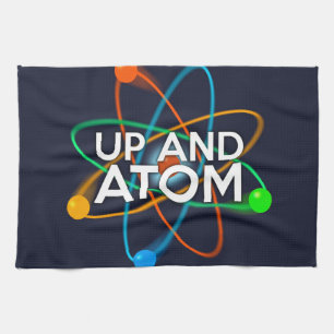 UP AND ATOM Science Tea Towel