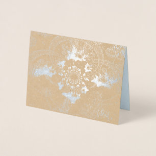 "Up and Beyond" Silver Foil Note Card w/Envelope