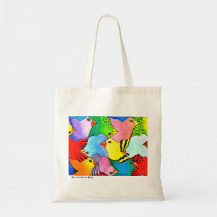 Up and Down Birds Tote Bag