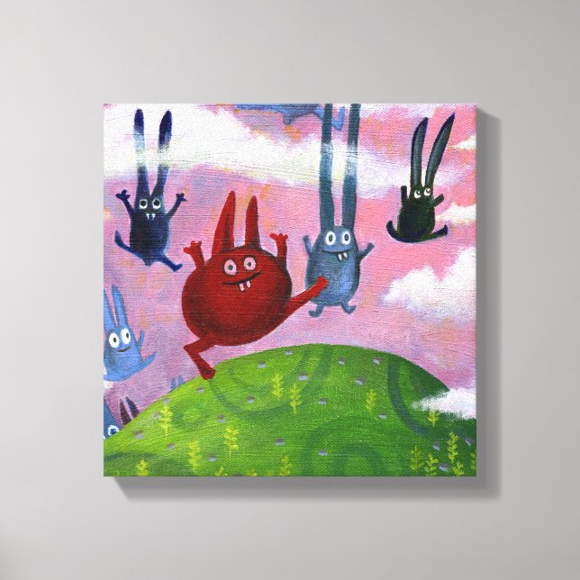 up and down canvas print (Front)