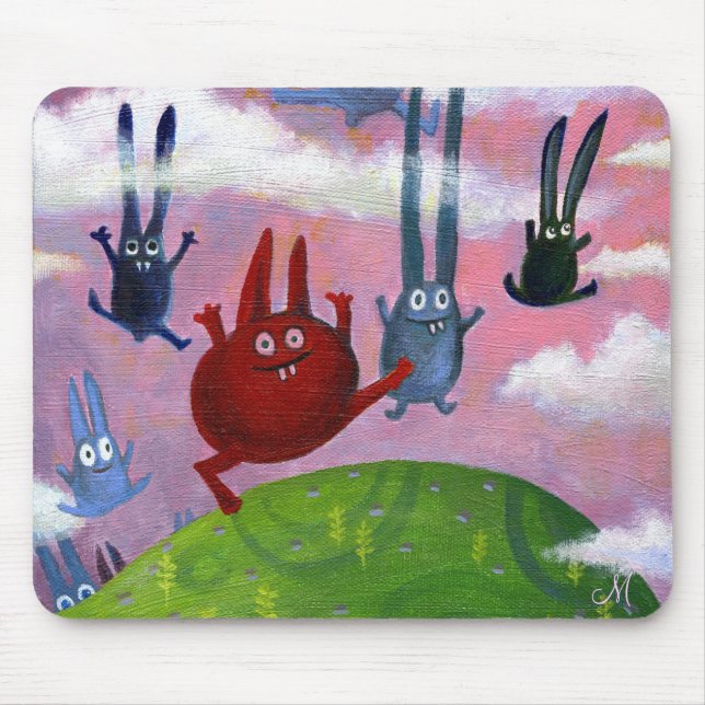 Up and Down Mouse Mat (Front)