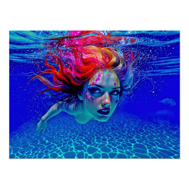 “Up Close and Personal” - A Chromatic Portrait Poster (Front)