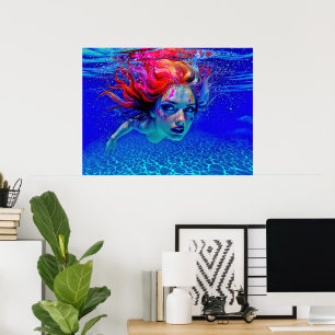 “Up Close and Personal” - A Chromatic Portrait Poster