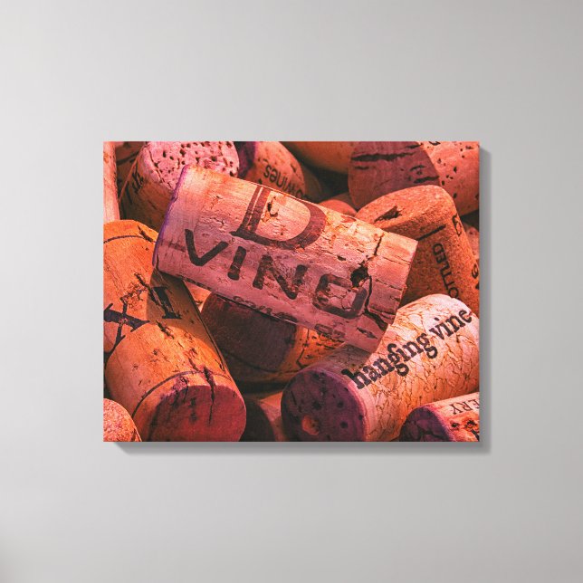 Up Close Cork Canvas Print (Front)