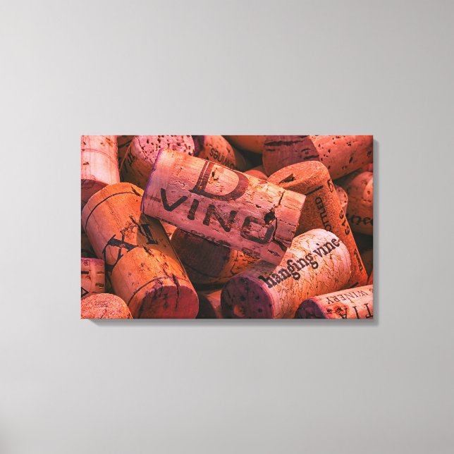 Up Close Cork Canvas Print (Front)