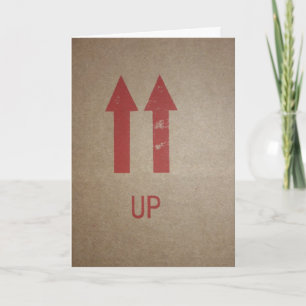 Up Folding Card Template