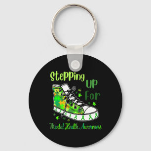 Up For Mental Health Awareness Shoes Key Ring