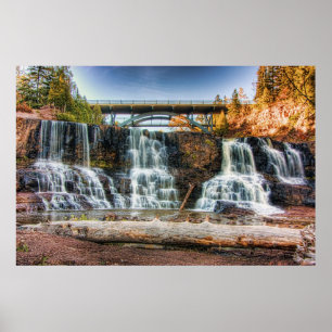 Up Gooseberry Falls Poster