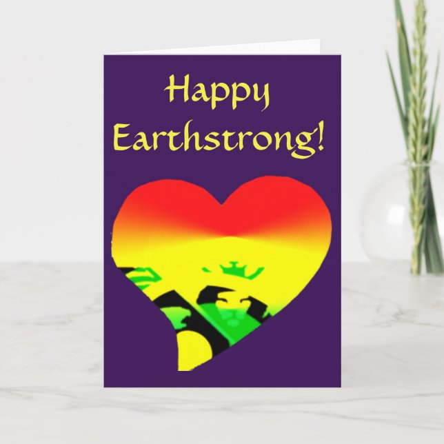 Up! Happy Earthstrong Thank You Card (Front)