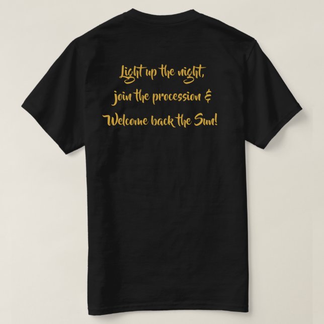 Up Helly Aa! Light up the Night T-Shirt (Design Back)